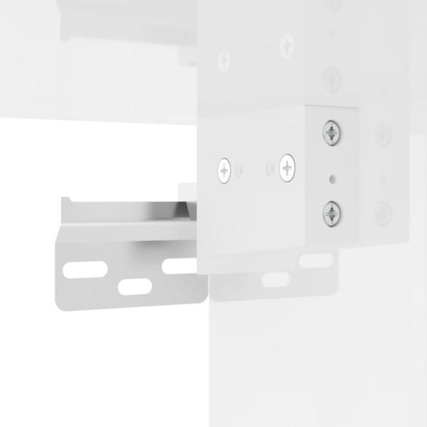 ARDEBO.de - 3-tlg. TV-Schrank-Set Hochglanz-Weiß Holzwerkstoff