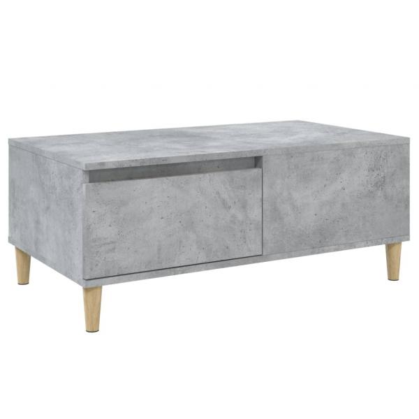 Couchtisch Betongrau 90x50x36,5 cm Holzwerkstoff