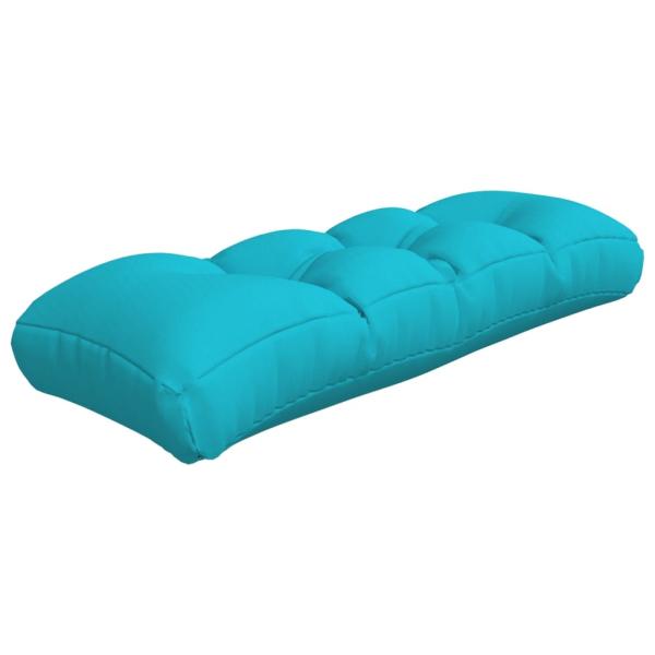 Palettenkissen Türkis 120x40x12 cm Stoff