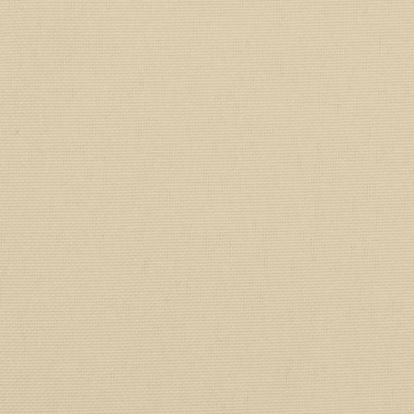 Palettenkissen Beige 80x40x12 cm Stoff