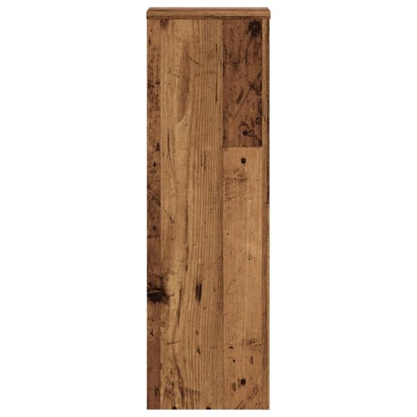 Pflanzenständer 2 Stk. Altholz-Optik 25x25x80 cm Holzwerkstoff