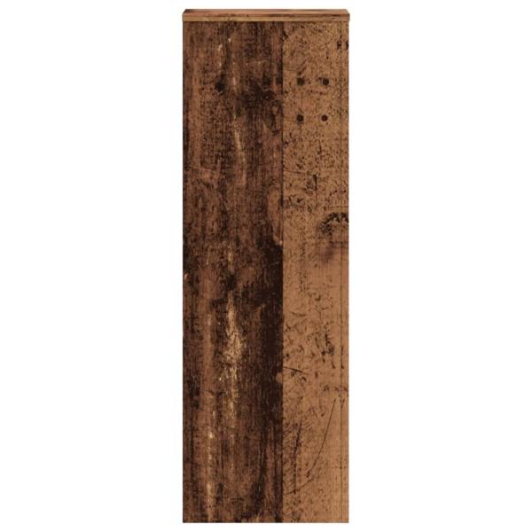 Pflanzenständer 2 Stk. Altholz-Optik 33x33x100 cm Holzwerkstoff