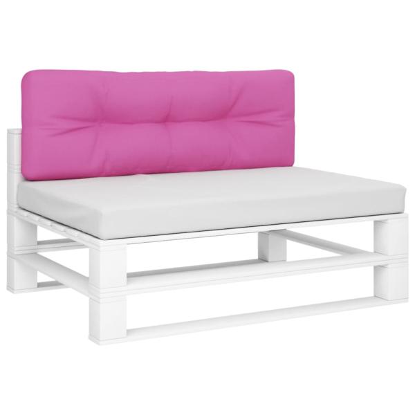 Palettenkissen Rosa 120x40x12 cm Stoff