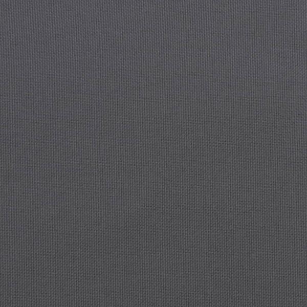 Stuhlkissen 2 Stk. Anthrazit 40x40x7 cm Oxford-Gewebe