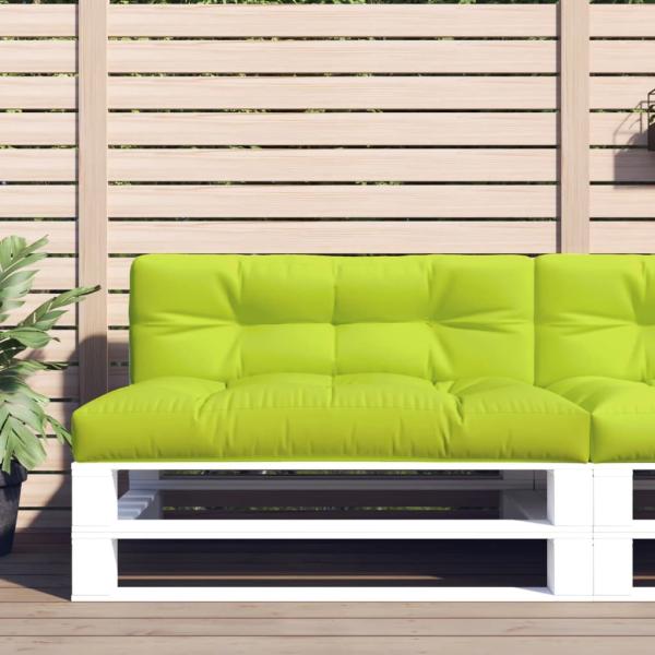 ARDEBO.de - Palettenkissen Knallgrün 120x40x12 cm Stoff