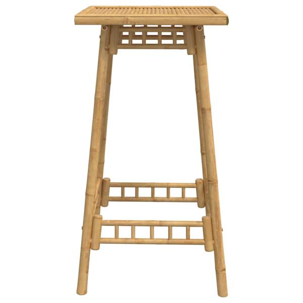 Garten-Bartisch Quadratisch 55x55x100 cm Bambus