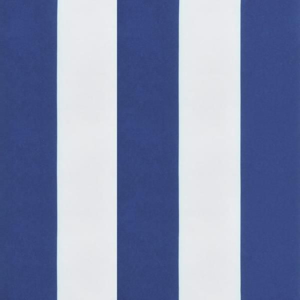Palettenkissen Blau Weiß Gestreift 80x40x12 cm Stoff