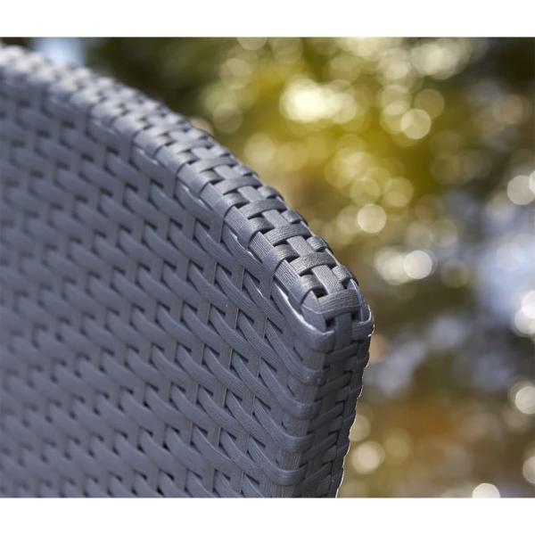 Keter Gartensessel Verstellbar Vermont Graphitgrau 238452