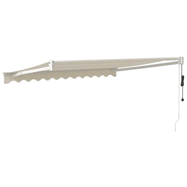 Elektrische Markise mit Kurbel Creme 3,5x2,5 m