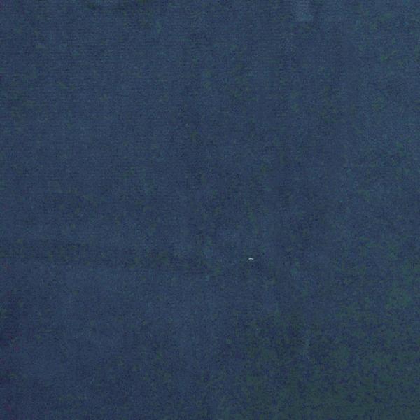 Runder Hocker Blau Samt
