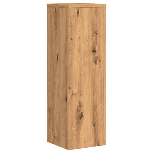 Pflanzenständer 2 Stk. Artisan-Eiche 25x25x80 cm Holzwerkstoff