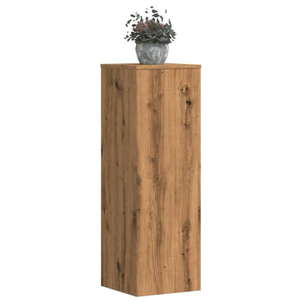 Pflanzenständer Artisan-Eiche 33x33x100 cm Holzwerkstoff
