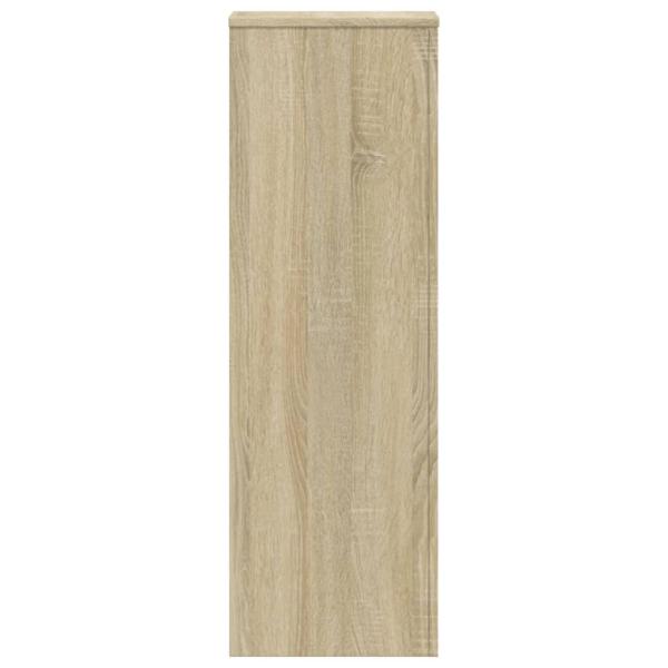 Pflanzenständer 2 Stk. Sonoma-Eiche 33x33x100 cm Holzwerkstoff