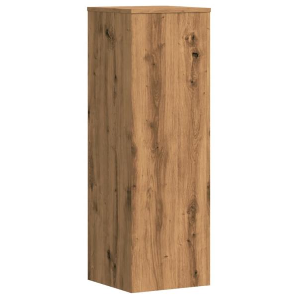 Pflanzenständer 2 Stk. Artisan-Eiche 33x33x100 cm Holzwerkstoff