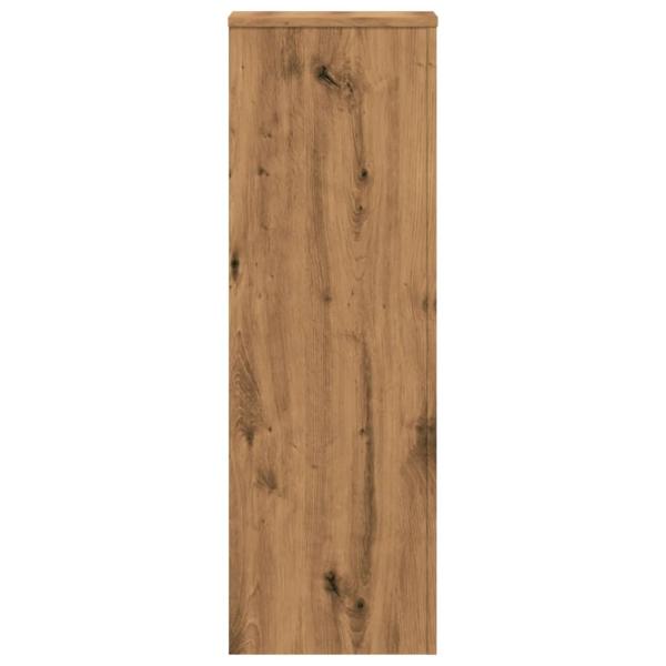 Pflanzenständer 2 Stk. Artisan-Eiche 33x33x100 cm Holzwerkstoff