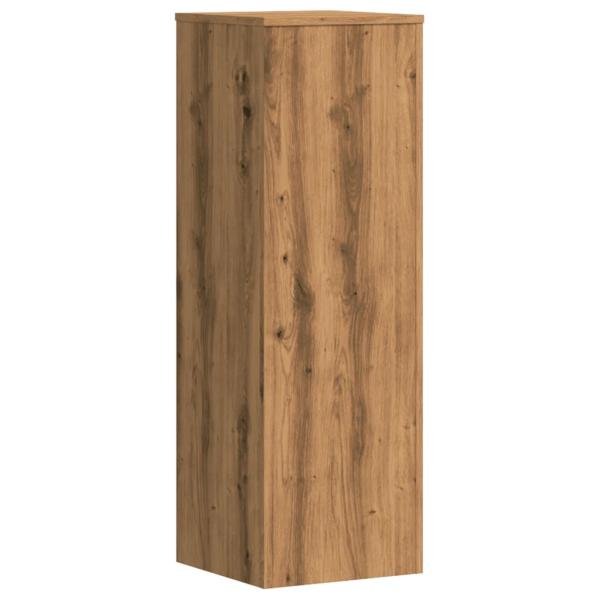 Pflanzenständer 2 Stk. Artisan-Eiche 33x33x100 cm Holzwerkstoff