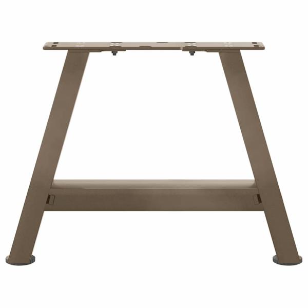 Couchtischbeine A-Form 2 Stk. 30x(30-31) cm Stahl