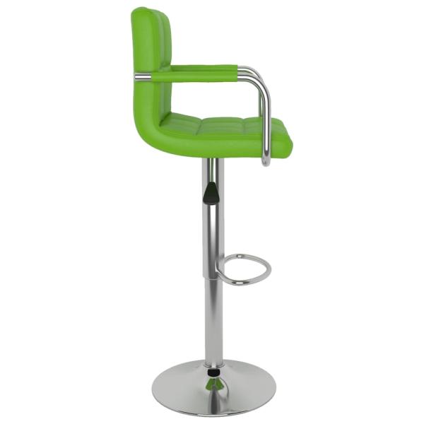 Barhocker 2 Stk. Grün Kunstleder