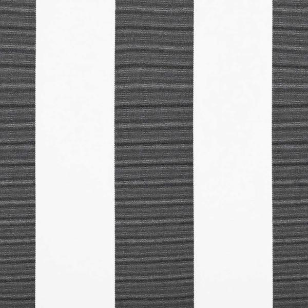 ARDEBO.de - Markise Einziehbar Anthrazit und Weiß 4,5x3 m Stoff & Aluminium