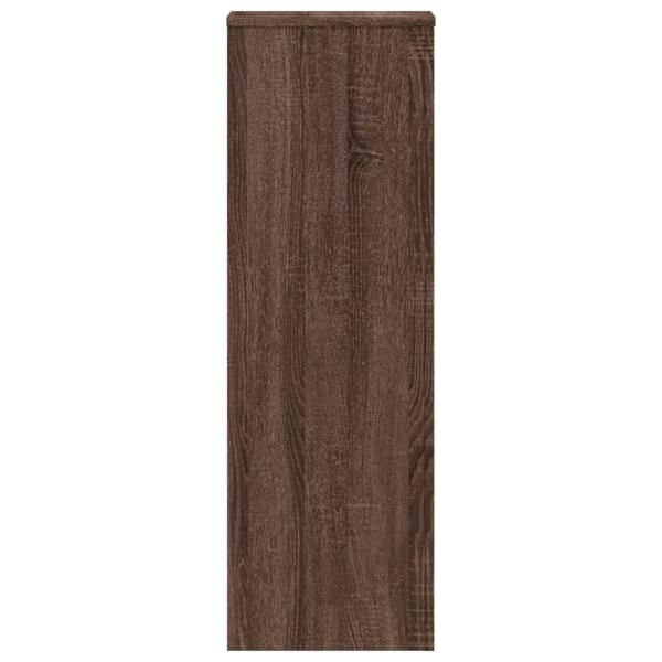 Pflanzenständer Eichen-Optik 33x33x100 cm Holzwerkstoff