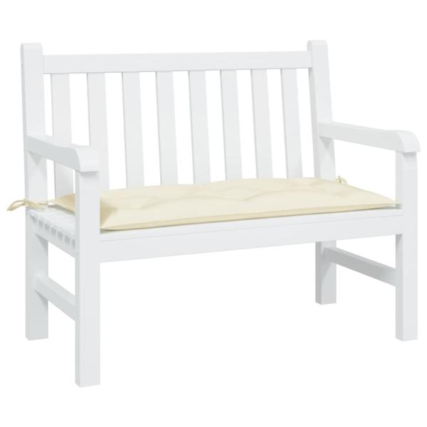 ARDEBO.de - Gartenbank-Auflage Creme 100x50x7 cm Oxford-Gewebe