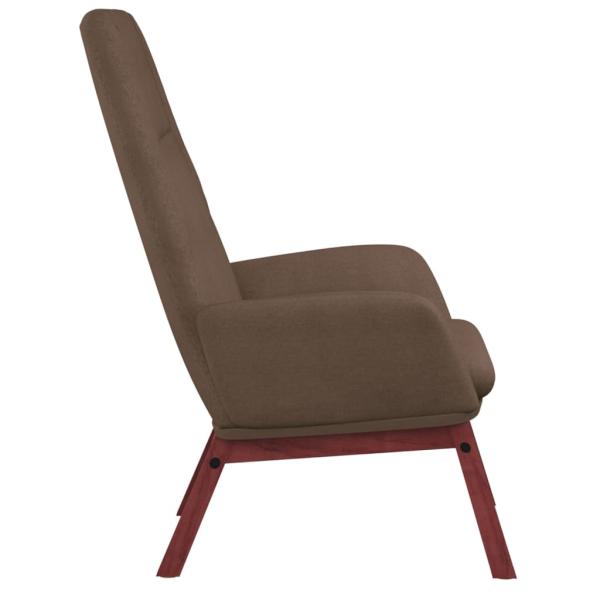 Relaxsessel mit Hocker Taupe Stoff
