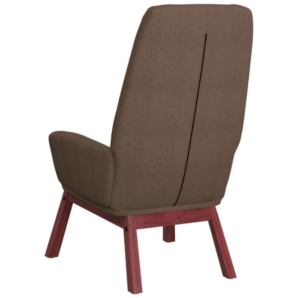 Relaxsessel mit Hocker Taupe Stoff