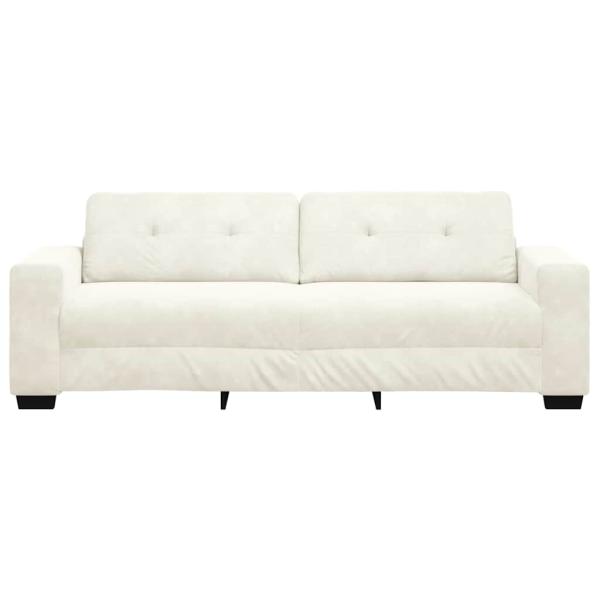 Samt creme Samtstoff Mittel Langlebig Sofa Rechteckig
