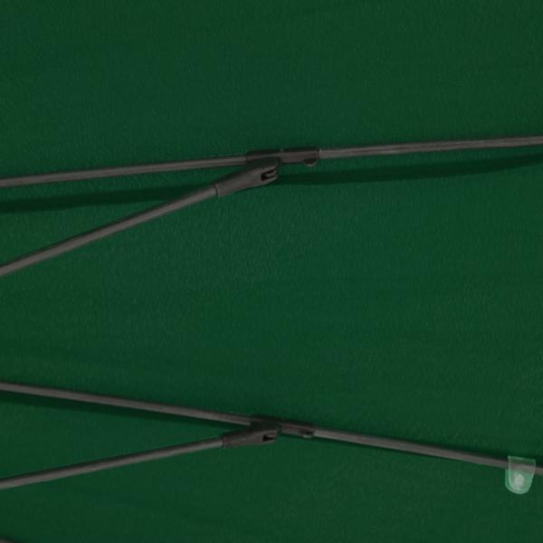 Sonnenschirm mit Aluminium-Mast 270 cm Grün