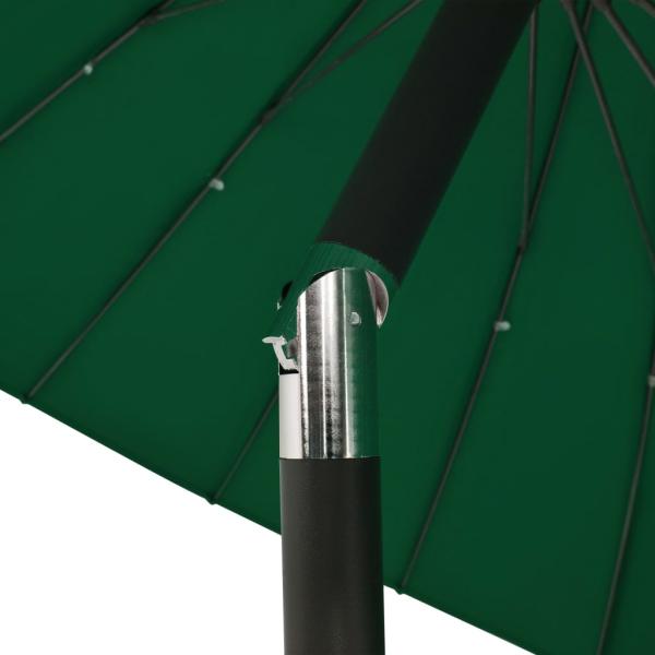 Sonnenschirm mit Aluminium-Mast 270 cm Grün