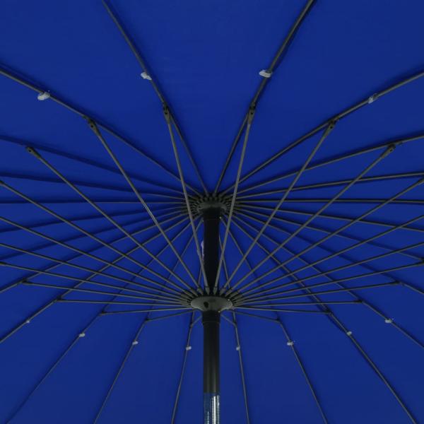 Sonnenschirm mit Aluminium-Mast 270 cm Azurblau