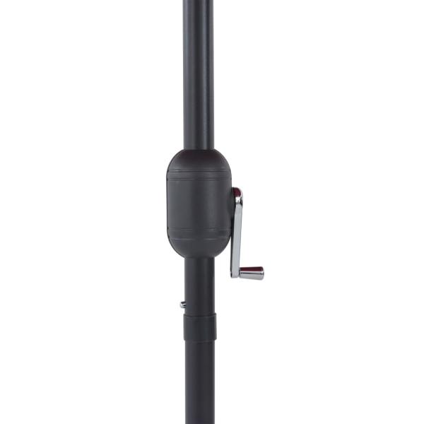Sonnenschirm mit Aluminium-Mast 270 cm Bordeauxrot
