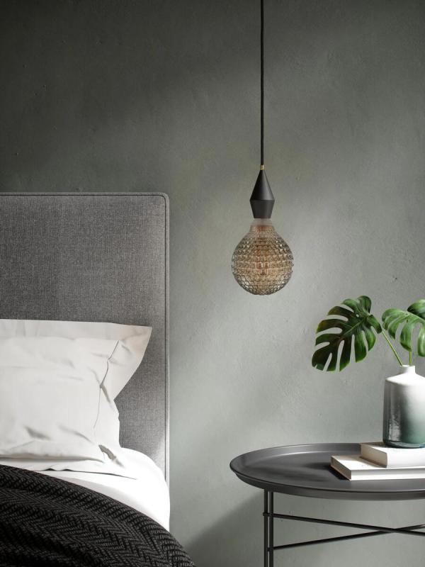 Nordlux Deco E27 G125 Avra Leuchtmittel, 2W, 200lm, 2200K, rauchfarben (1429070)