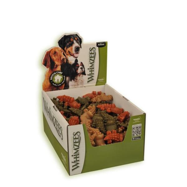ARDEBO.de Whimzees Krokodil M Display 65 Stück