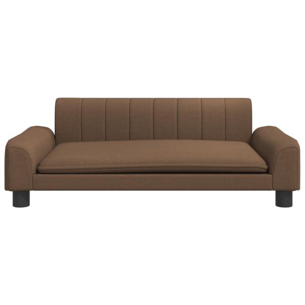Hundebett Braun 90x53x30 cm Stoff