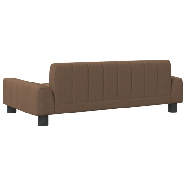 Hundebett Braun 90x53x30 cm Stoff