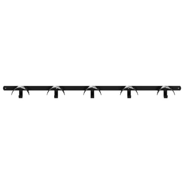 Trensenhalter für 5 Trensen mit 5 Haken Schwarz Eisen