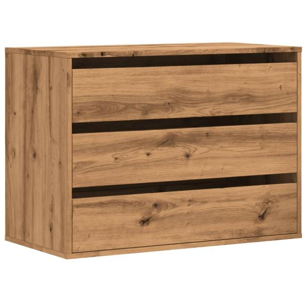 Kommode Artisan-Eiche 80x41x58 cm Holzwerkstoff