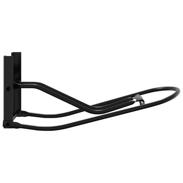 Sattelhalter Klappbar Wandmontage Schwarz Eisen