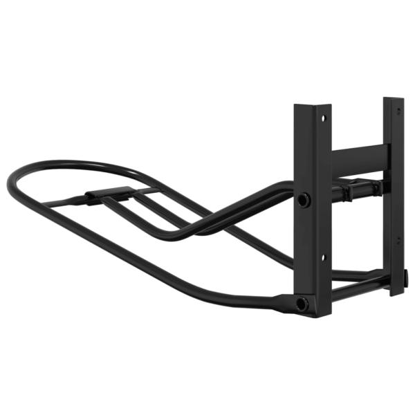 Sattelhalter Klappbar Wandmontage Schwarz Eisen
