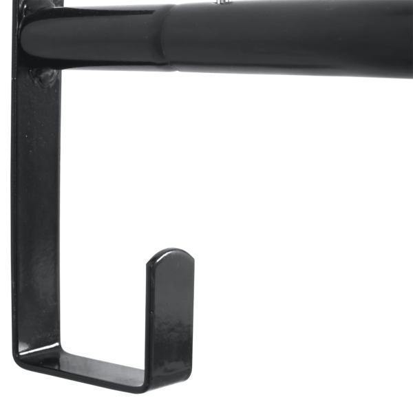 Satteldeckenhalter Schwarz Eisen