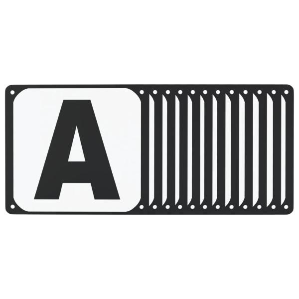 ARDEBO.de - Buchstaben für Dressurviereck 12 Stk. Stahl