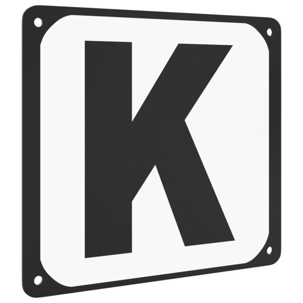 Buchstaben für Dressurviereck 12 Stk. Stahl