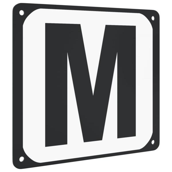Buchstaben für Dressurviereck 12 Stk. Stahl