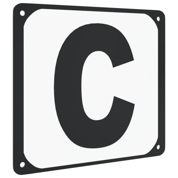 Buchstaben für Dressurviereck 12 Stk. Stahl