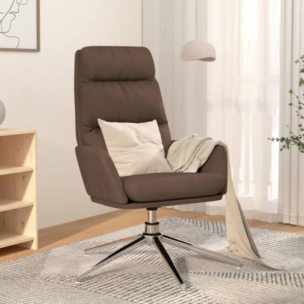ARDEBO.de - Relaxsessel Taupe Stoff