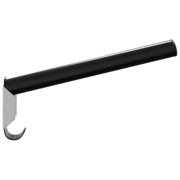 Sattelhalter Klappbar Wandmontage Schwarz Eisen