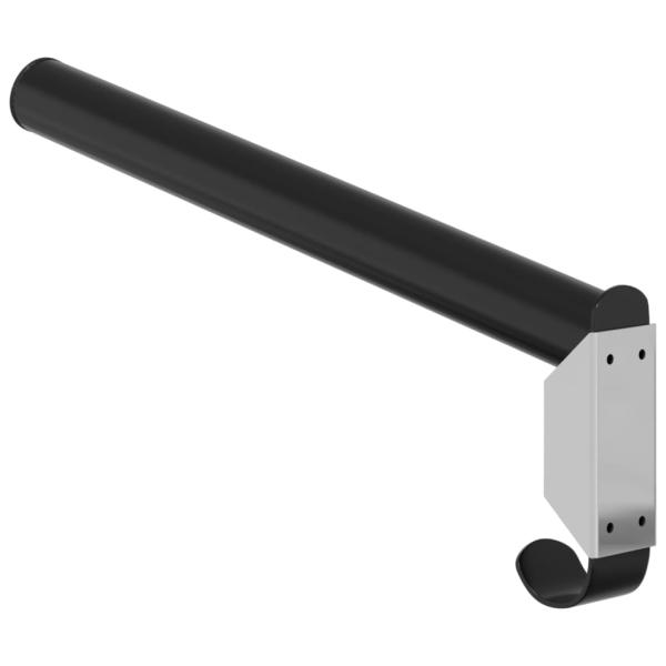 Sattelhalter Klappbar Wandmontage Schwarz Eisen