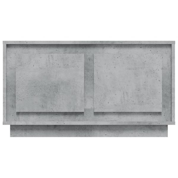 TV-Schrank Betongrau 80x35x45 cm Holzwerkstoff