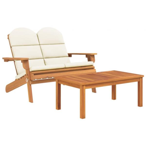 4-tlg. Garten-Lounge-Set Adirondack Massivholz Akazie